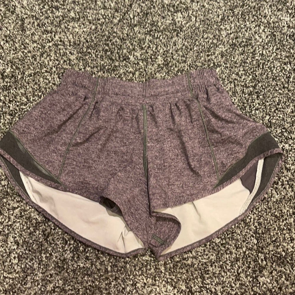 Lululemon Gray Hotty Hot Short 2.5 ins
